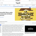 La fabbricante di isole: la recensione su Repubblica Napoli