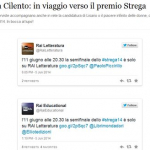 Storify: Antonella Cilento in viaggio verso il Premio Strega